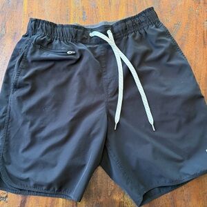Vuori Black Athletic Shorts